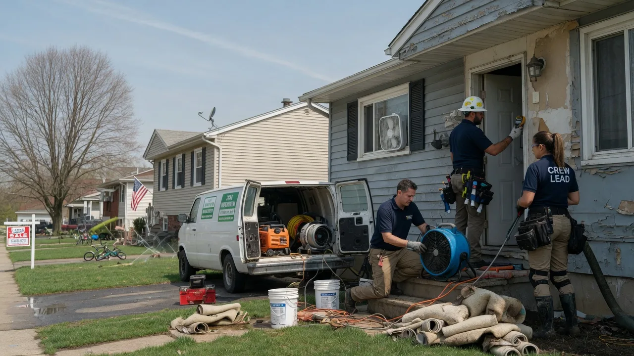 Flood Cleanup in Clinton, PA near me